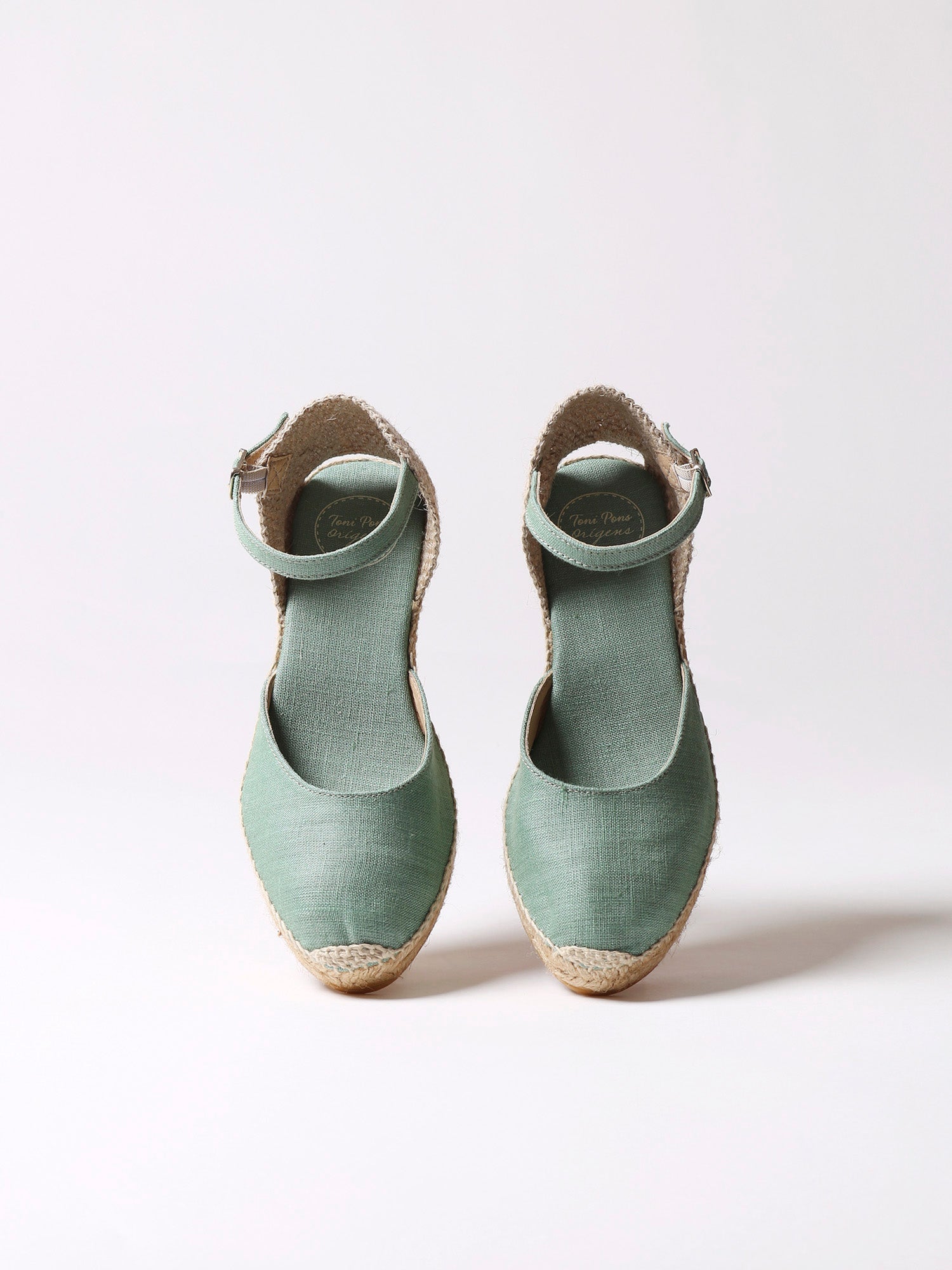 Espadrilles compensées en jute à boucle - CALDES