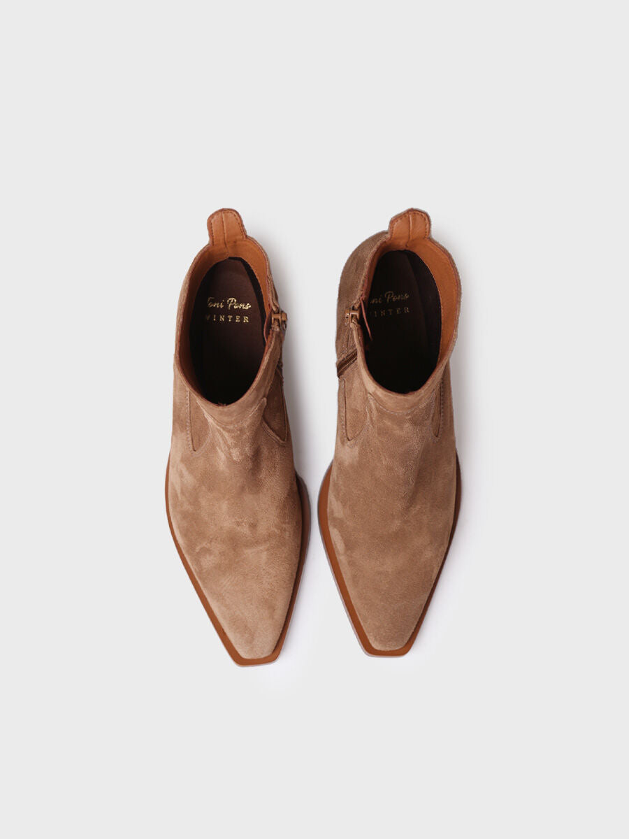 Bottine femme en daim - IKIA-SY