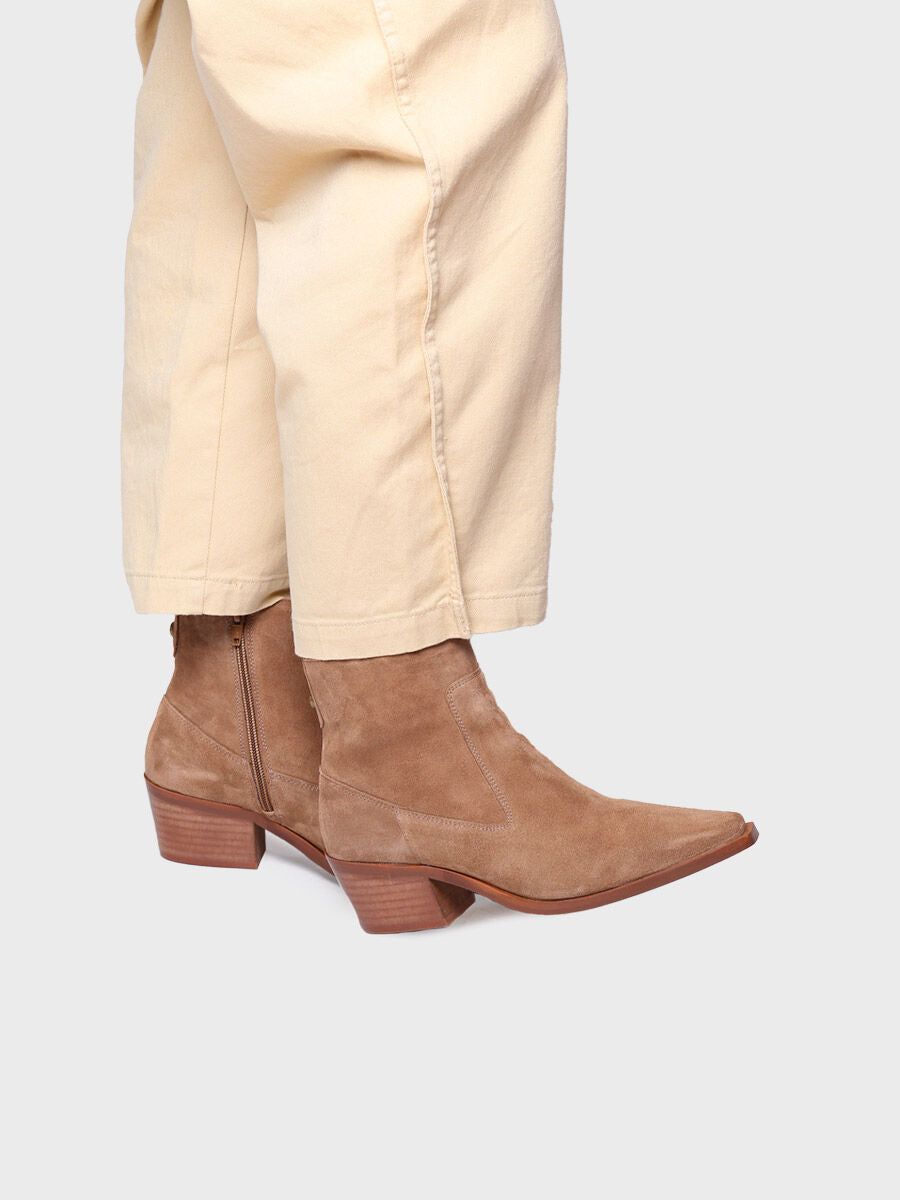 Bottine femme en daim - IKIA-SY