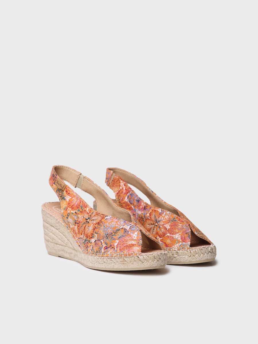 Peep toe wedge espadrille | LAILA-LL