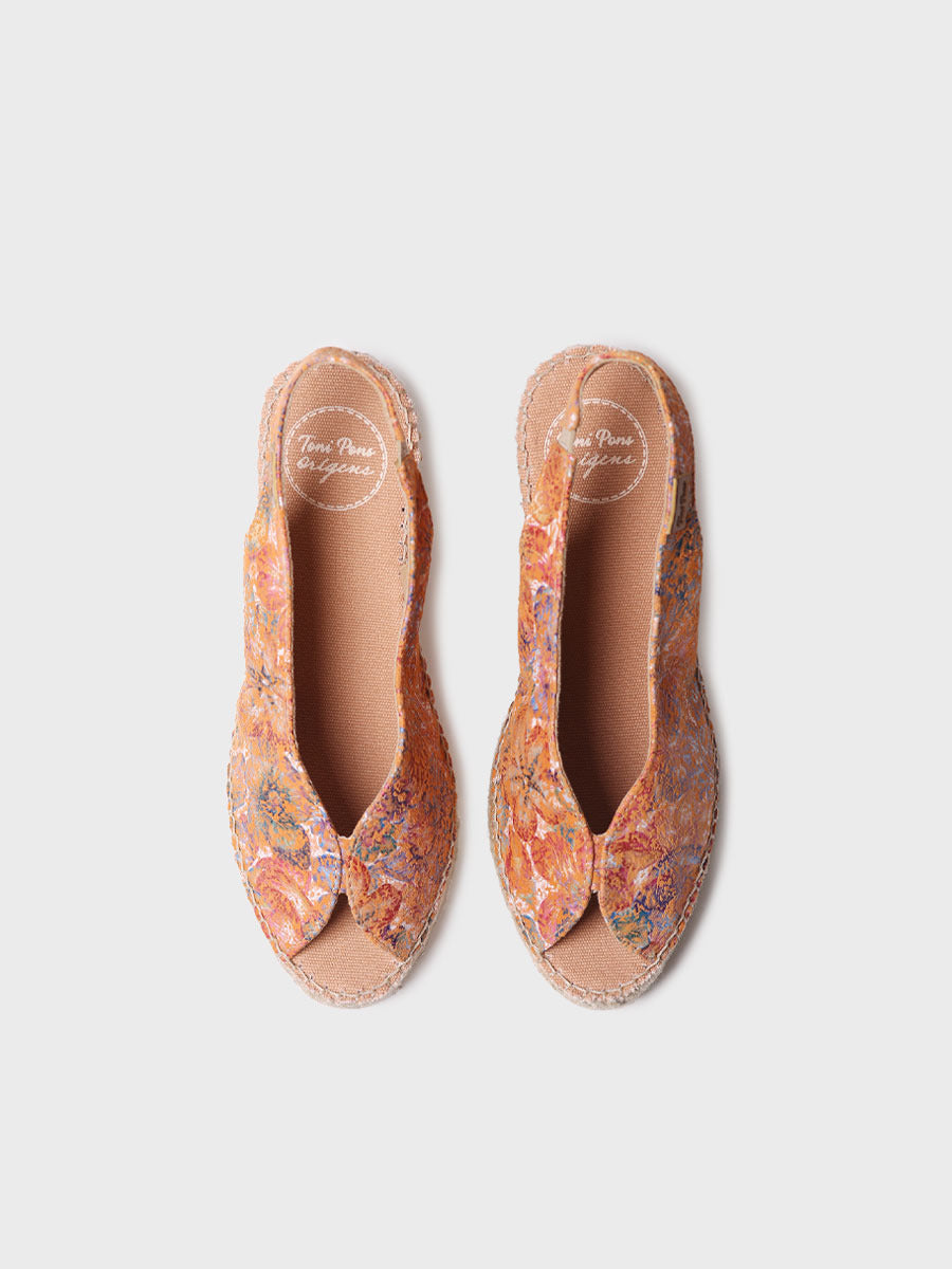 Peep toe wedge espadrille | LAILA-LL