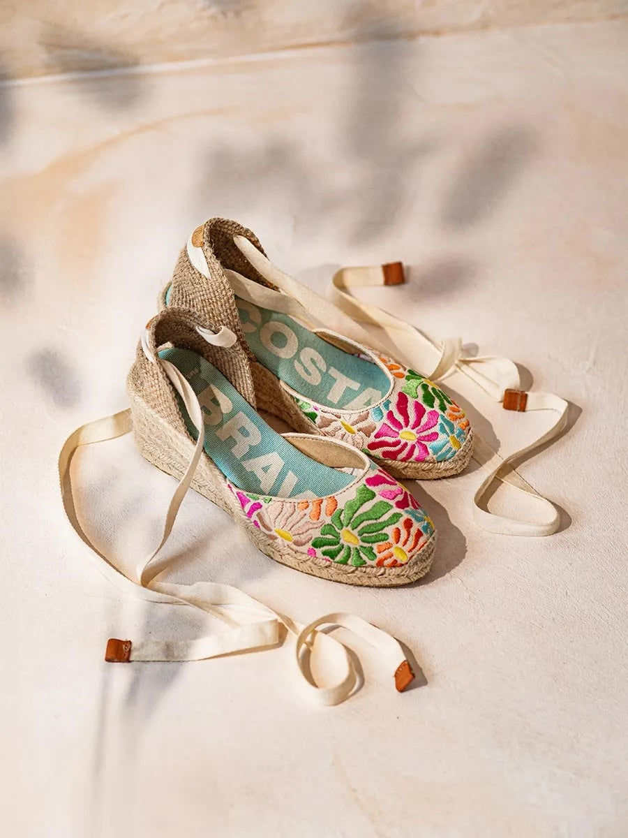 Women's multicoloured espadrilles - CASTELL