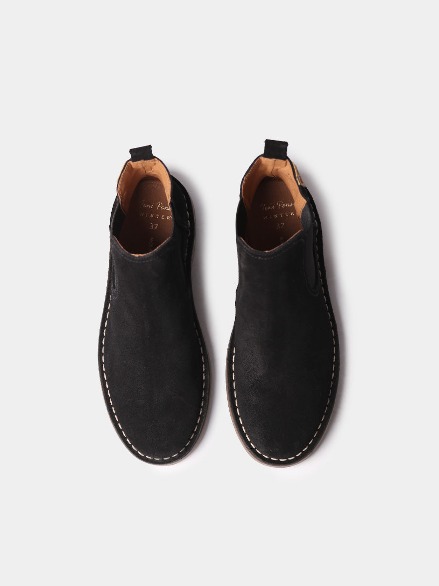 Women's ankle boot in suede - ISA-SY