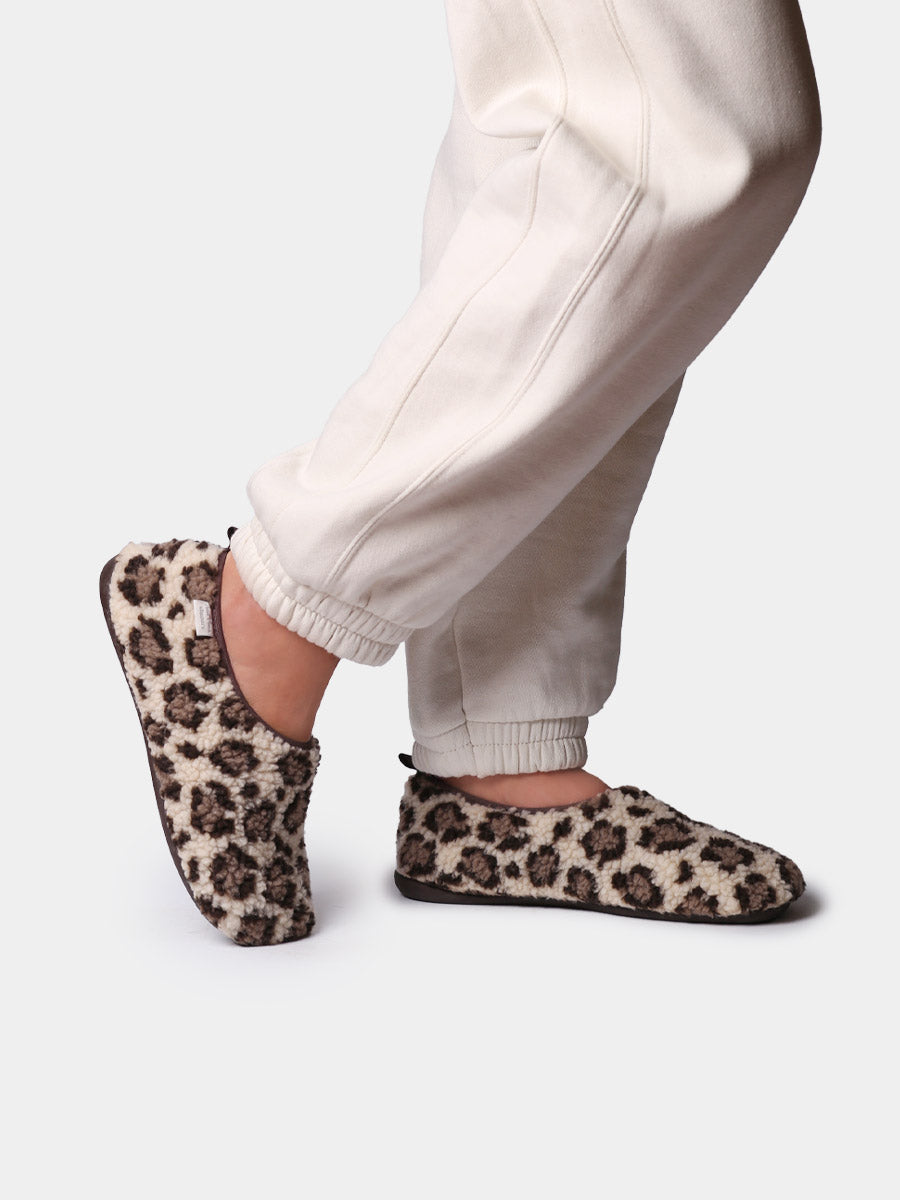 MARTA-SH - Women's babouche-style slipper in faux shearling