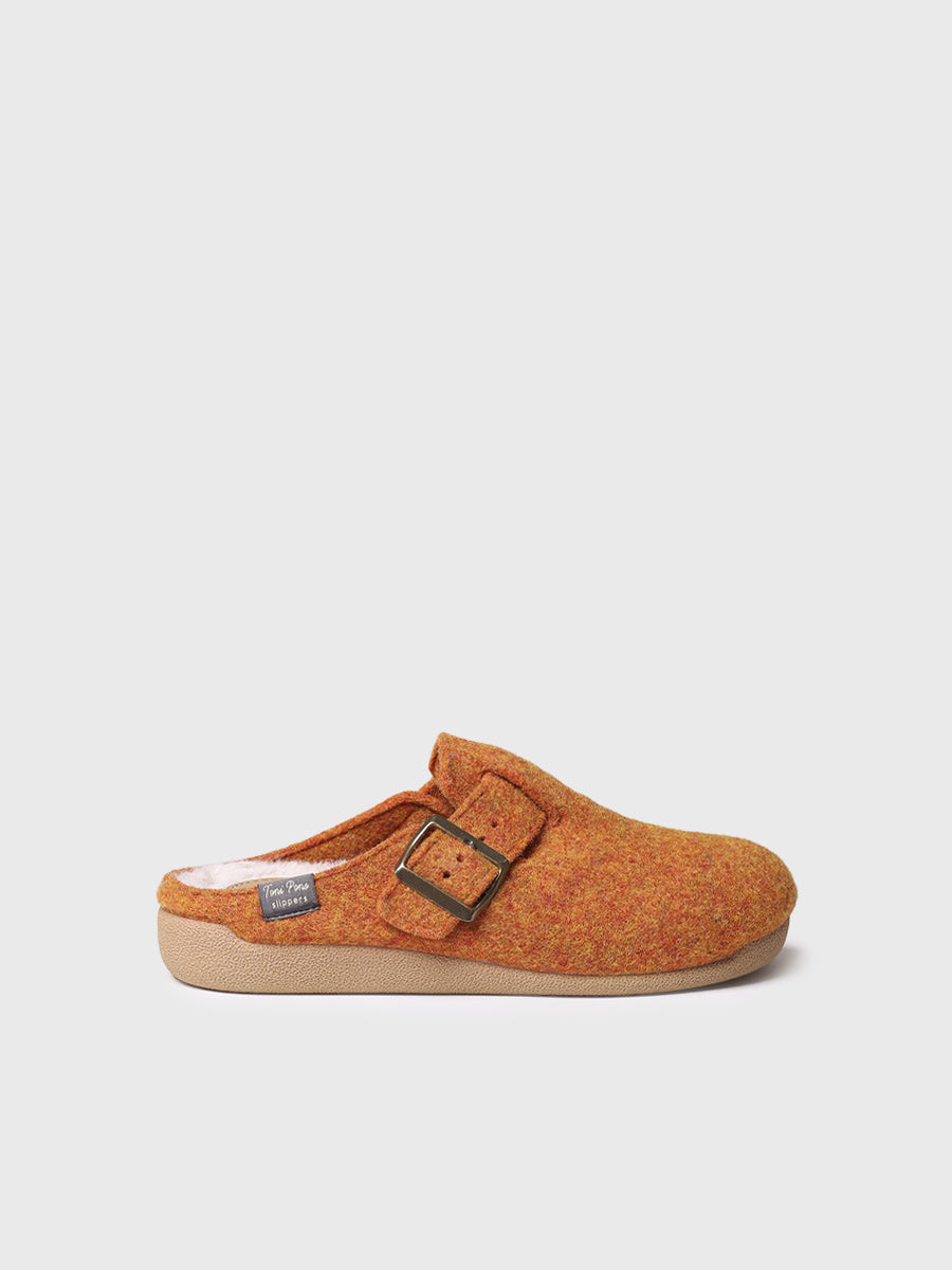 Chausson sabot femme à boucle | MIMA-FP