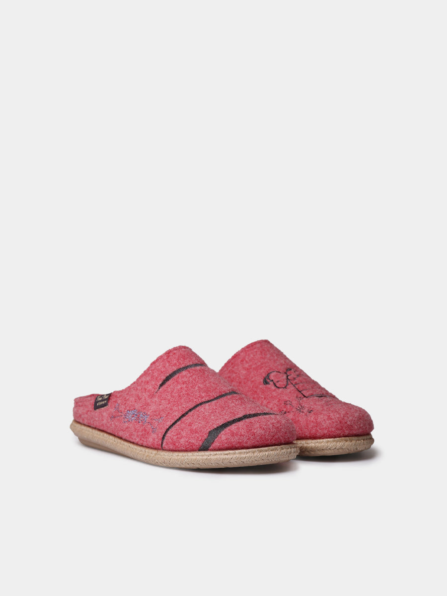 Snoopy - Snoopy Women's Felt Clog Slippers