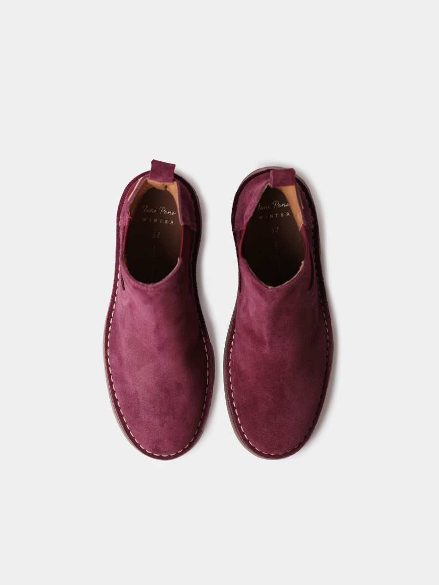 Bottines femme en daim - ISA-SY