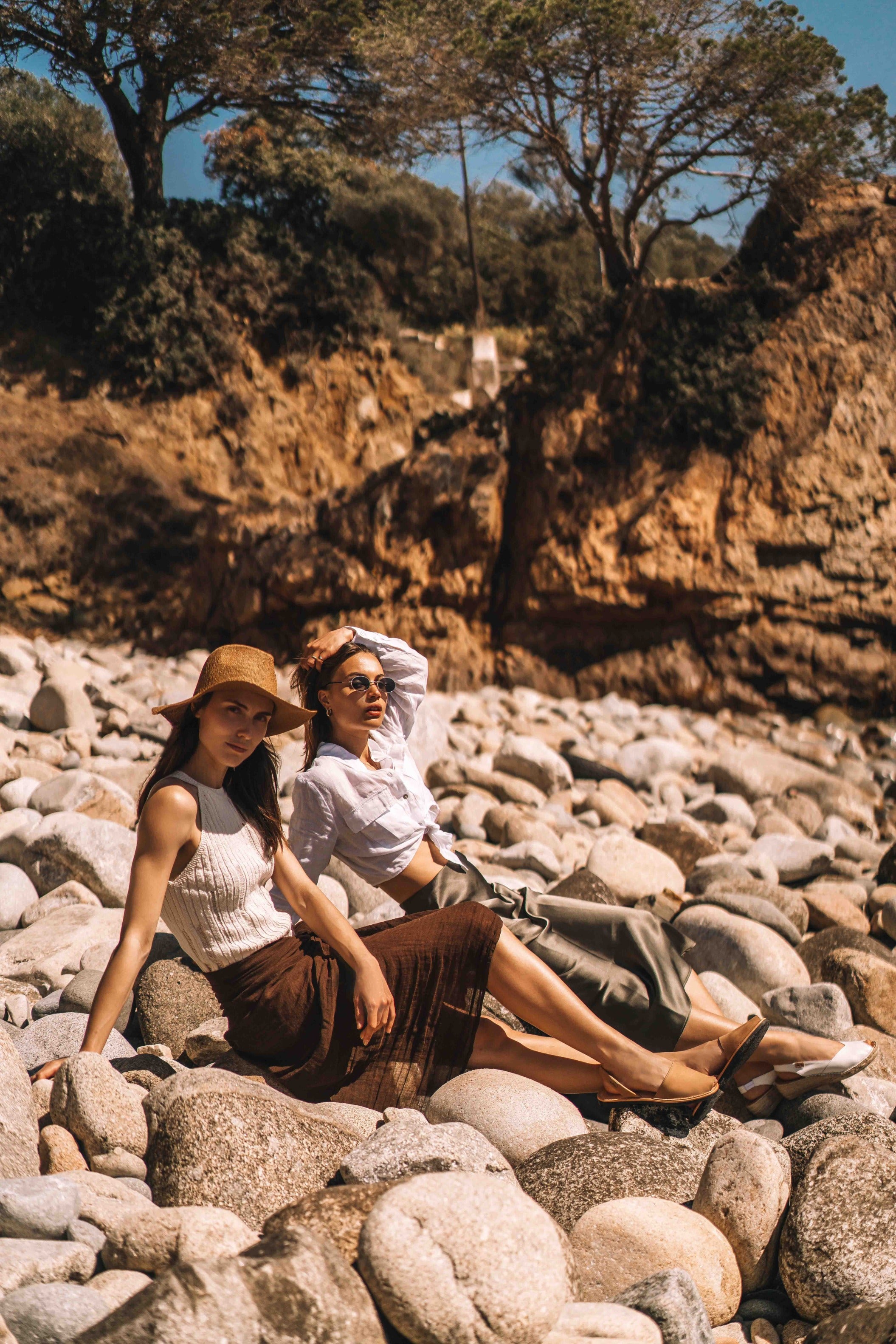 Espadrilles compensées en cuir - BERNIA-P