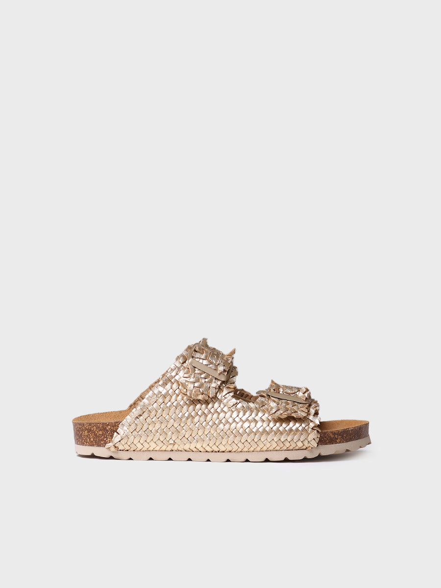 Women's sandal with BIO-style buckles - GUAM-TE