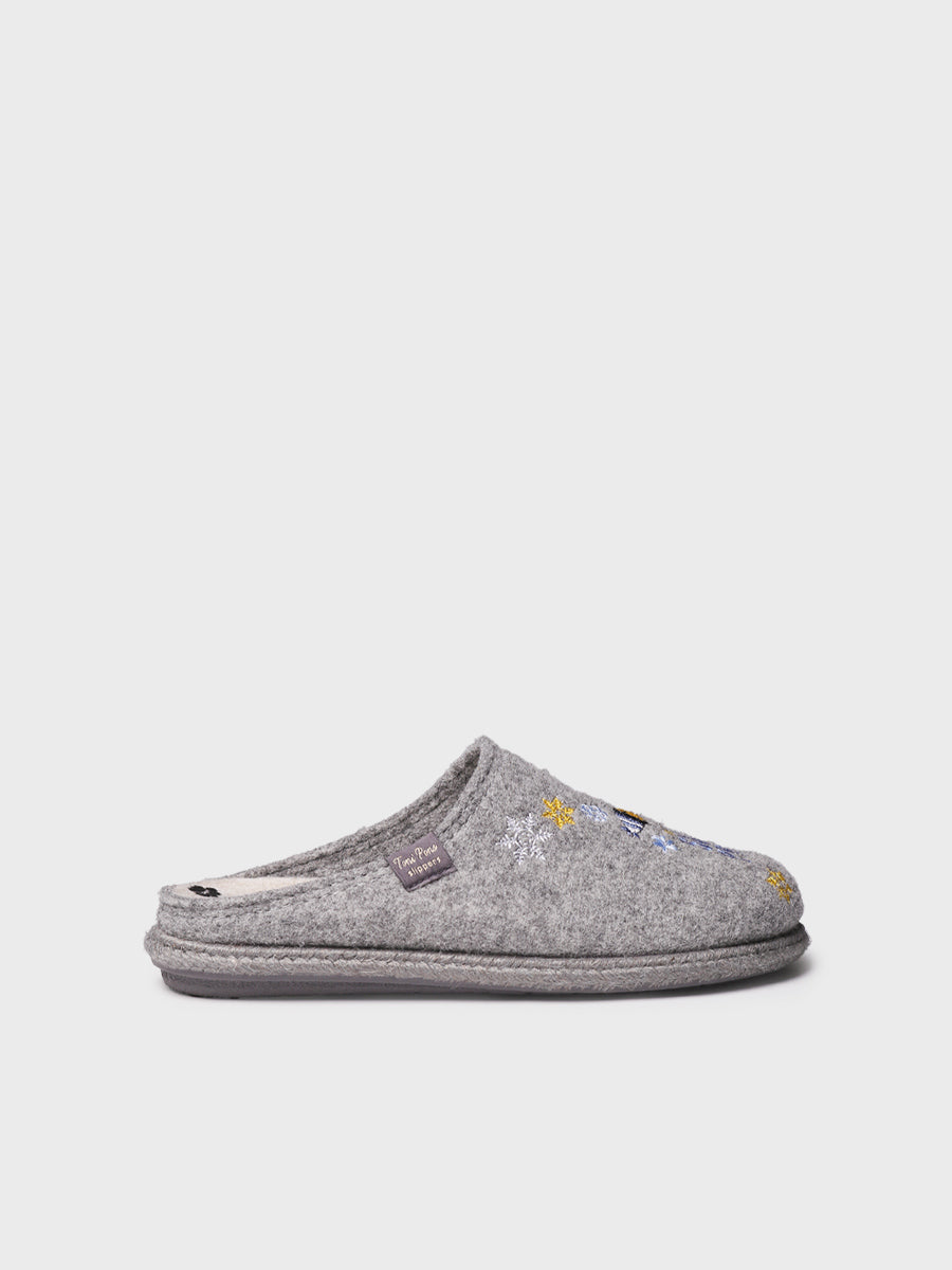 Snoopy women's felt clog-style slippers | SNOOPY