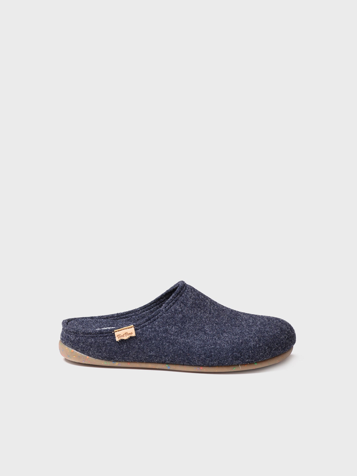 Women's clog-style slipper in recycled felt - MONA-FR