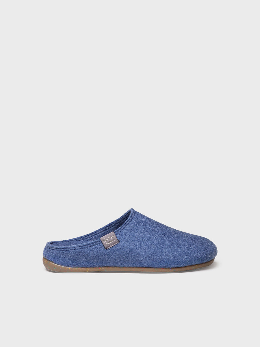 Chausson femme style sabot en feutre recyclé - MONA-FR