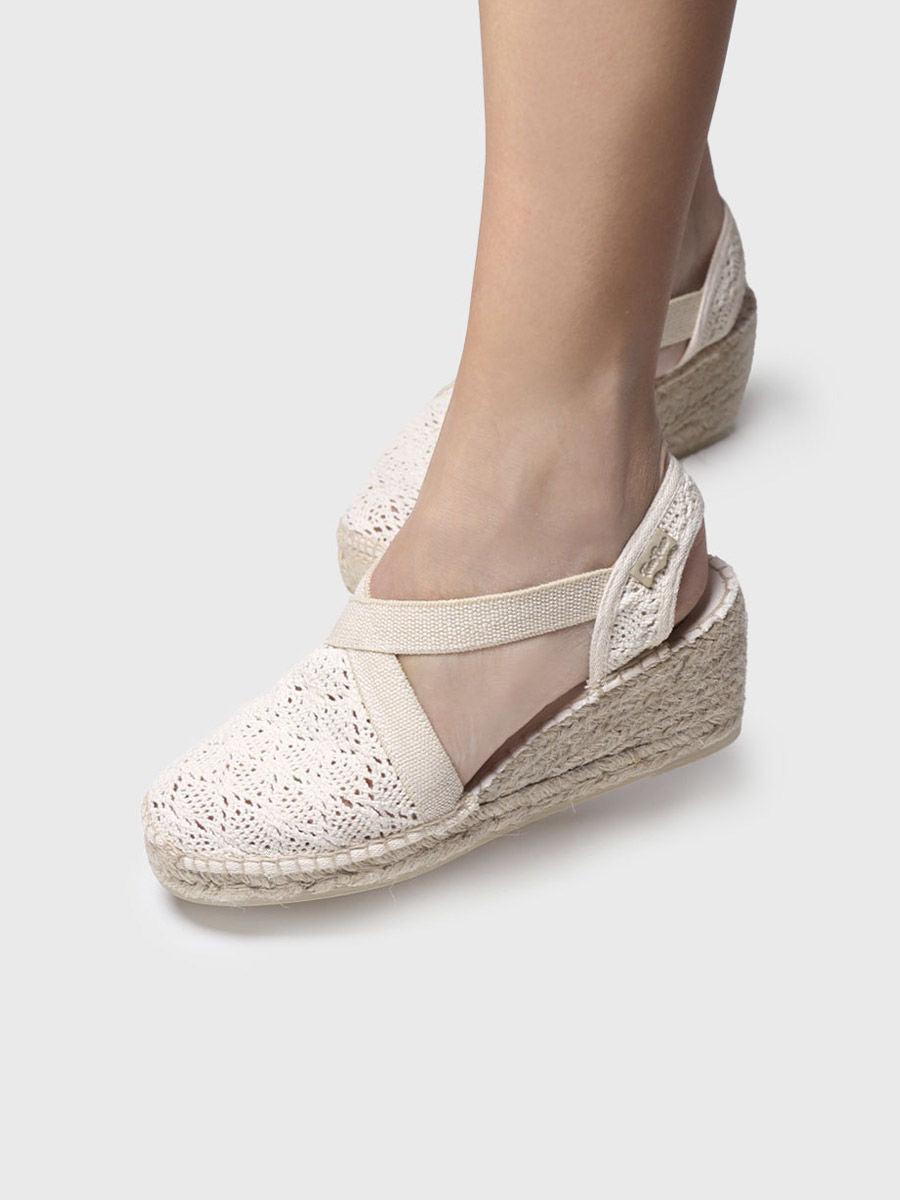 Medium wedge espadrilles with embroidery - TERRA-AD