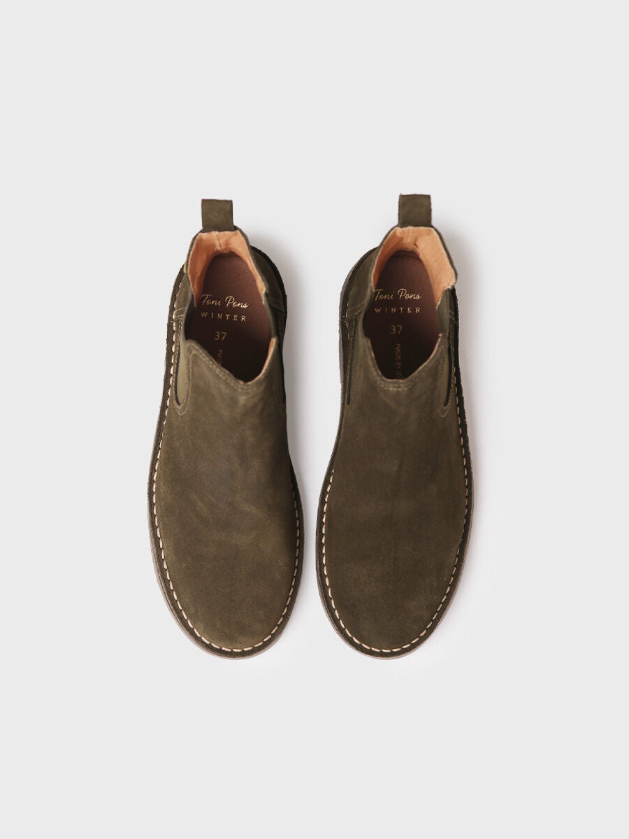 Women's ankle boot in suede - ISA-SY