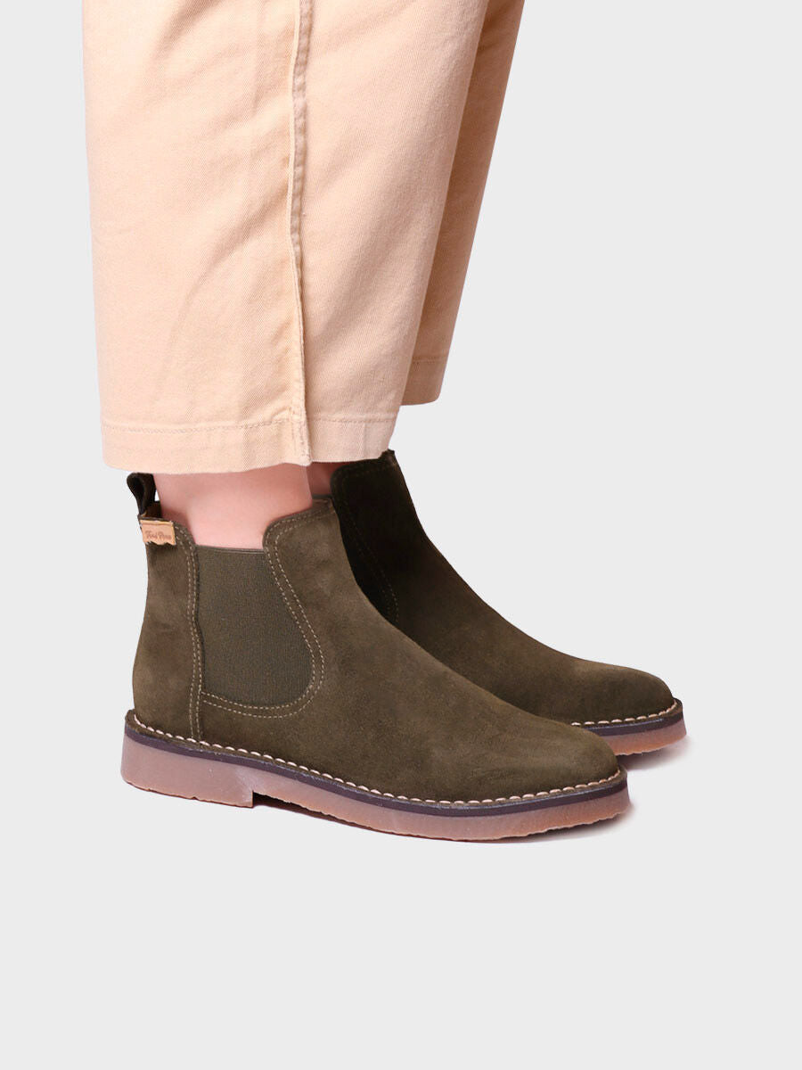 Women's ankle boot in suede - ISA-SY