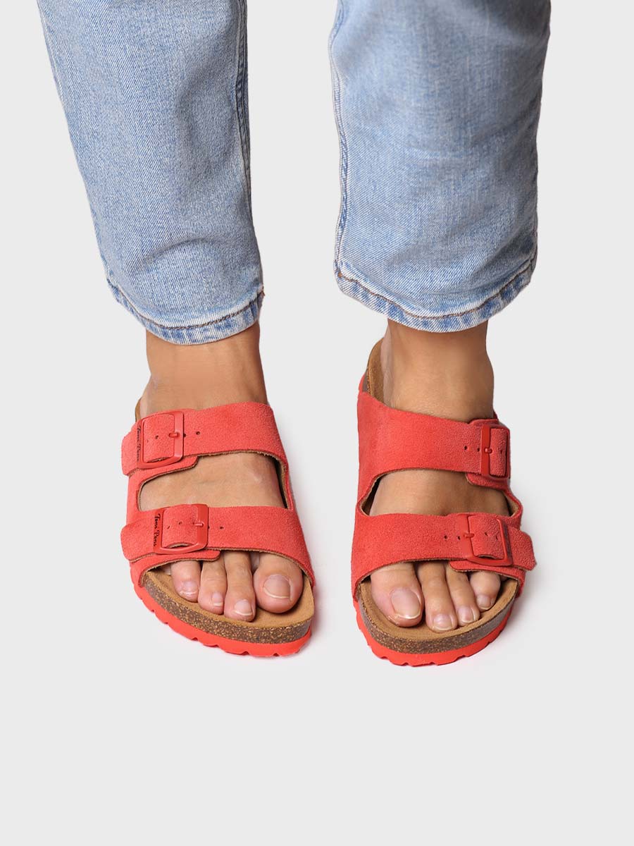Sandale à double boucle pour femme - GHANA-QT
