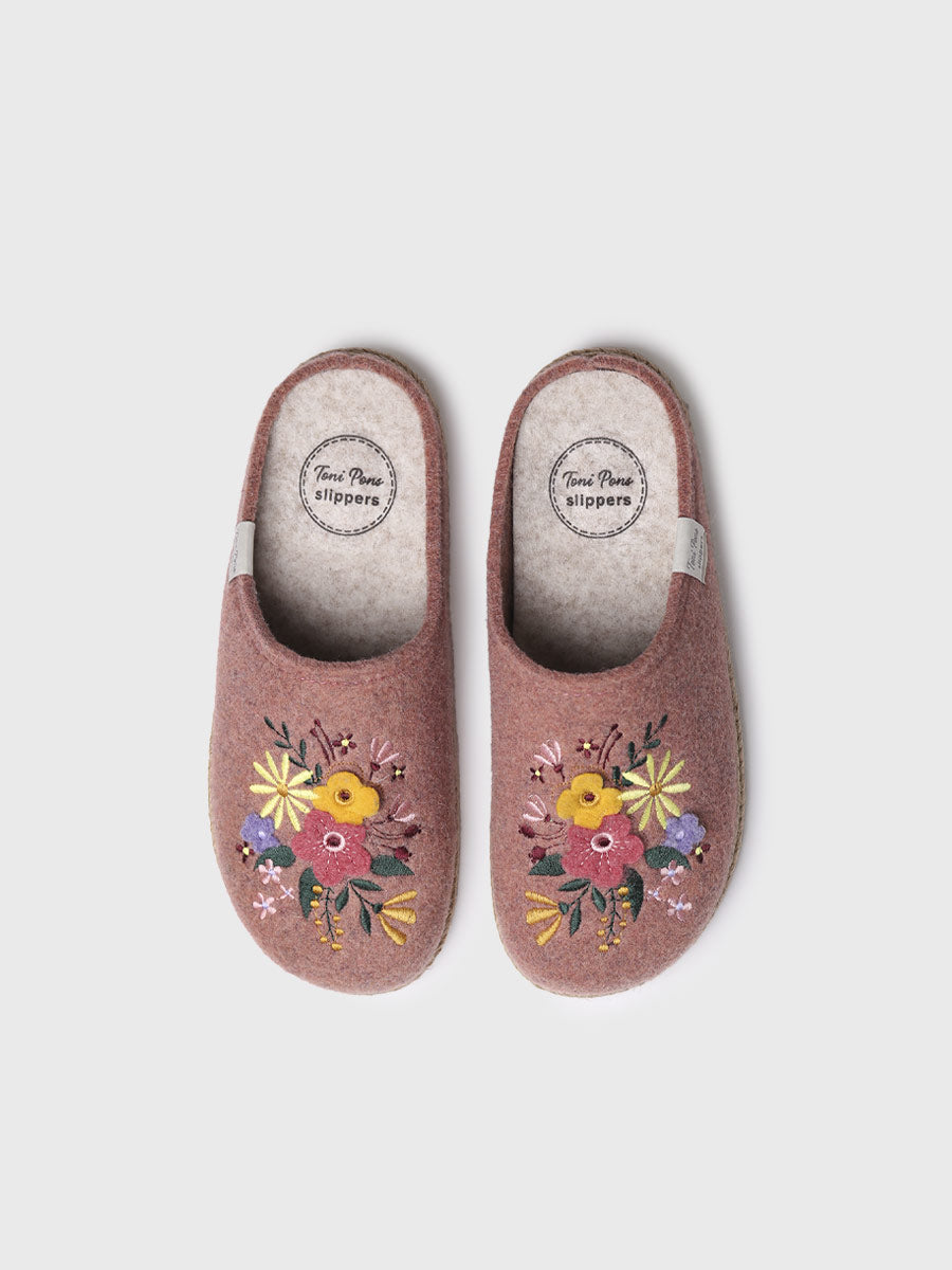 Women's Slippers in Felt - DELI-EF