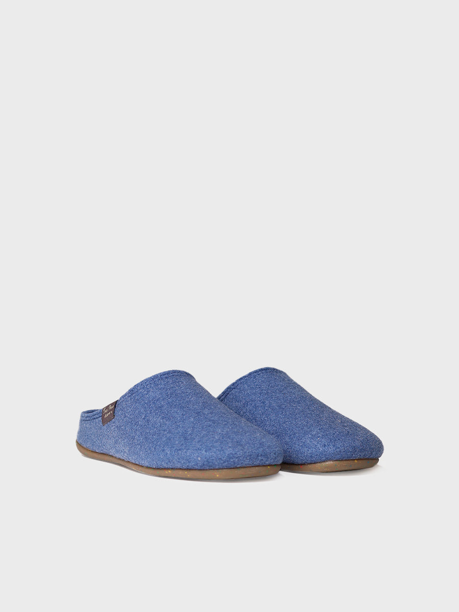 Chausson femme style sabot en feutre recyclé - MONA-FR