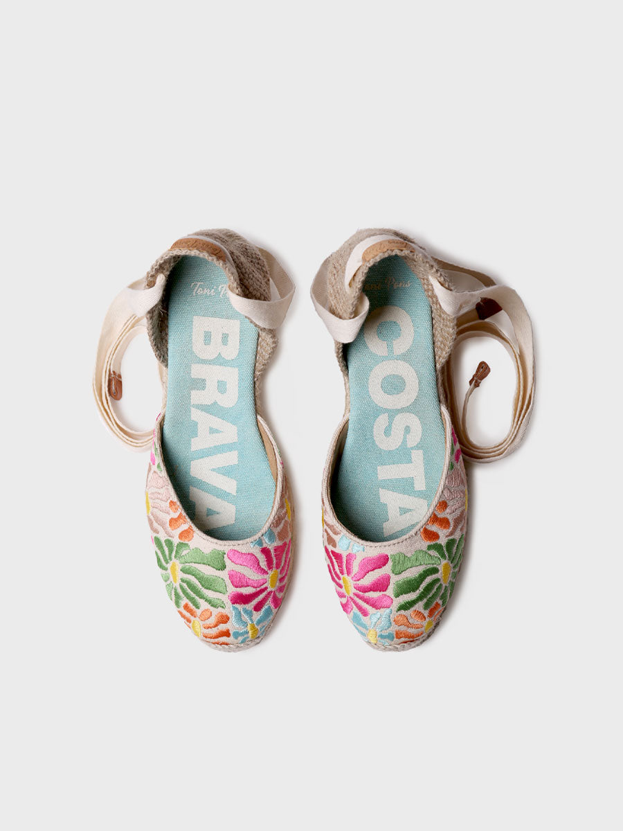 Women's multicoloured espadrilles - CASTELL