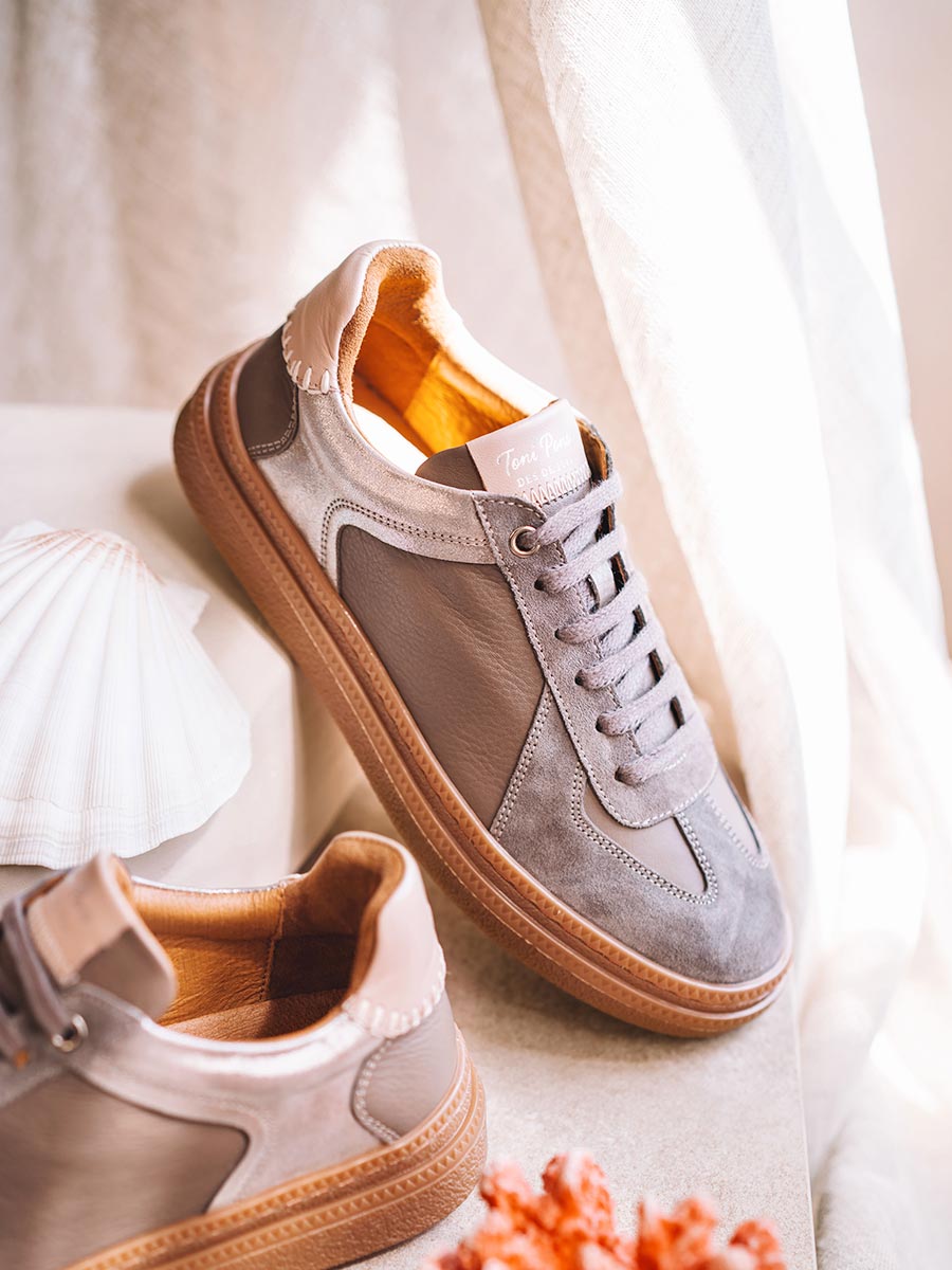 Women's suede sneaker - AUREA
