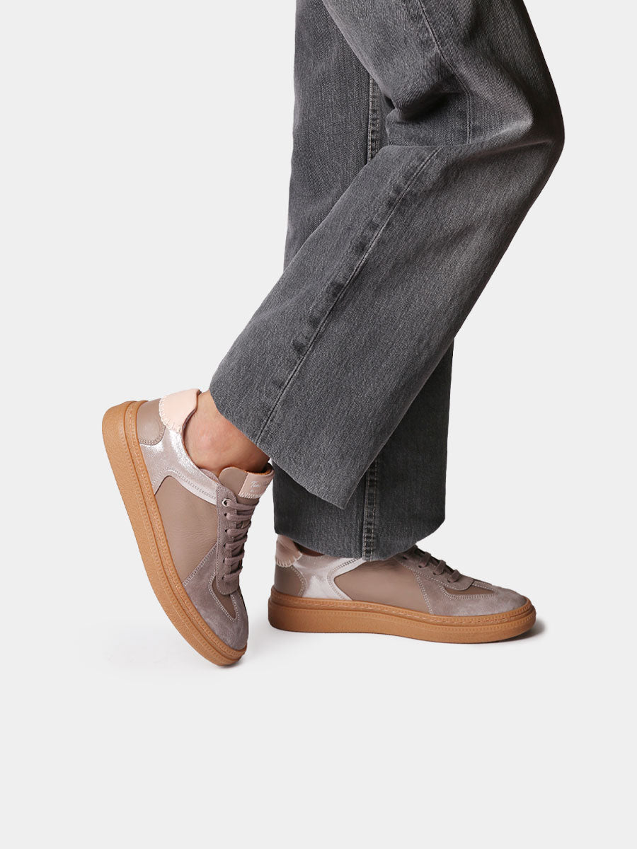 Women's suede sneaker - AUREA