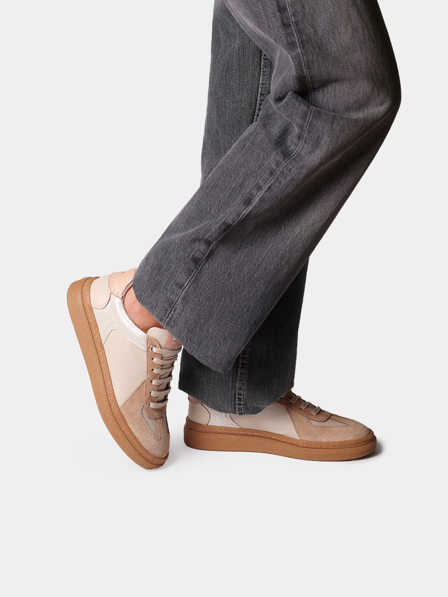 Women's suede sneaker - AUREA