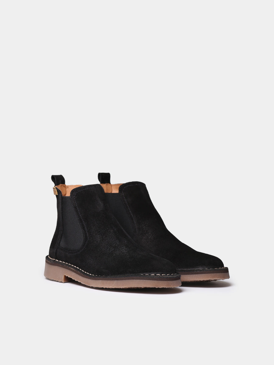Women's ankle boot in suede - ISA-SY