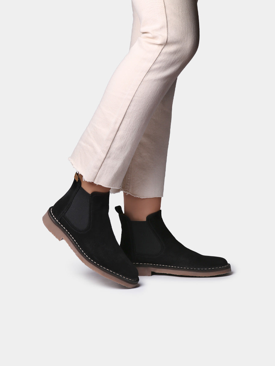 Women's ankle boot in suede - ISA-SY