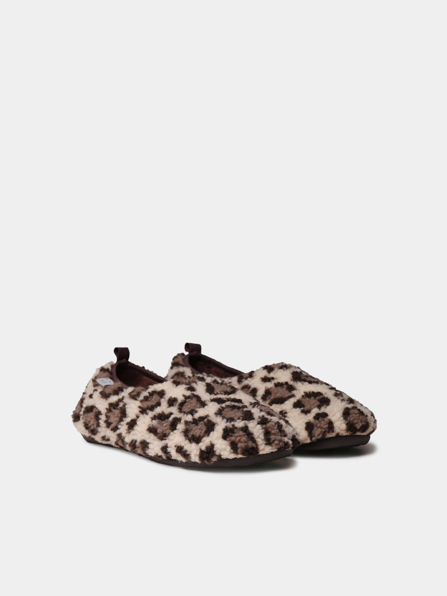 MARTA-SH - Women's babouche-style slipper in faux shearling