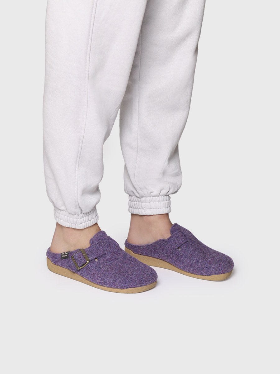 MIMA-FP - Women's clog-style slipper with buckle