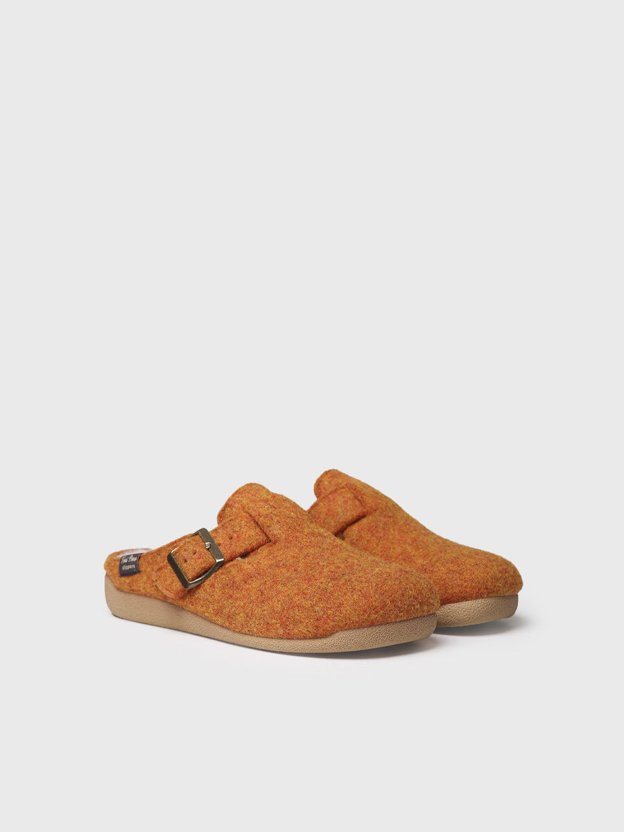 MIMA-FP - Women's clog-style slipper with buckle
