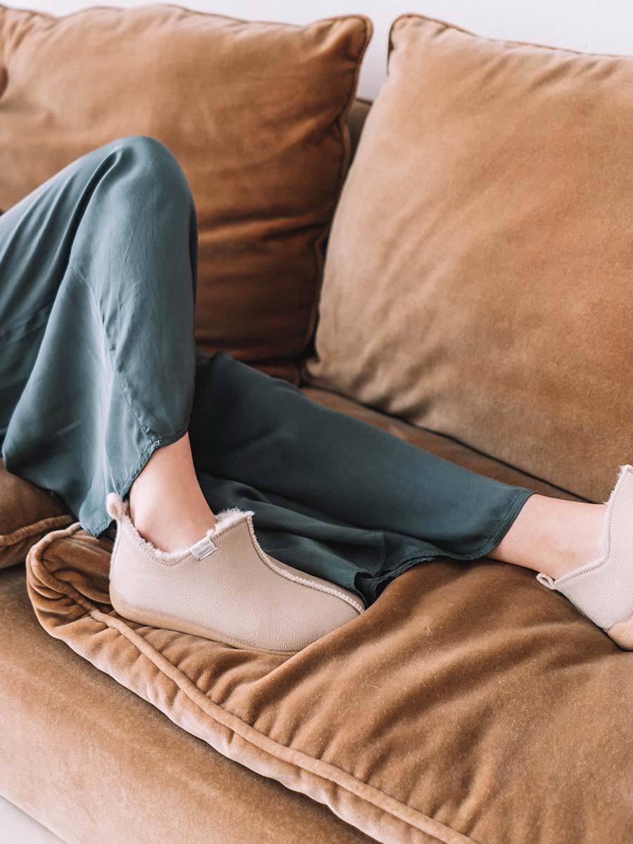 Chaussons style botte pour femme - MOSCU-BD
