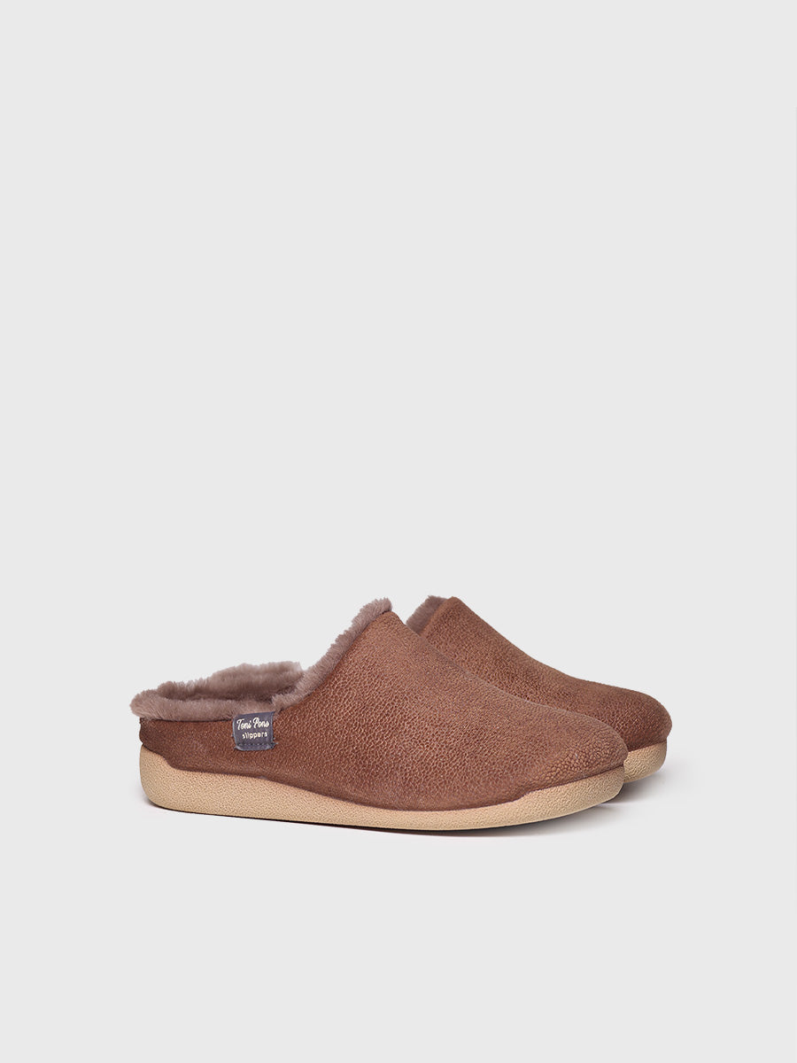 MOSUL-BD - Women's clog-style slipper in fabric