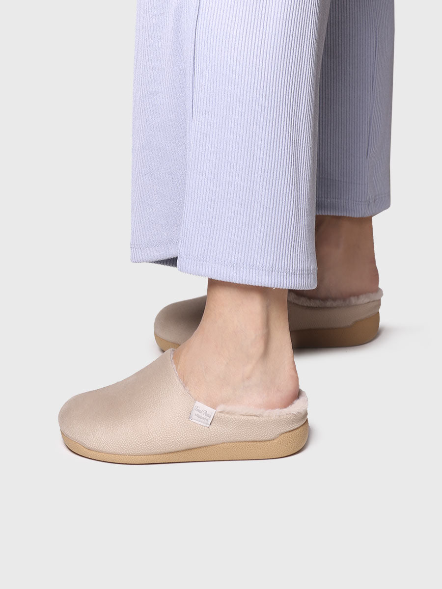 MOSUL-BD - Women's clog-style slipper in fabric
