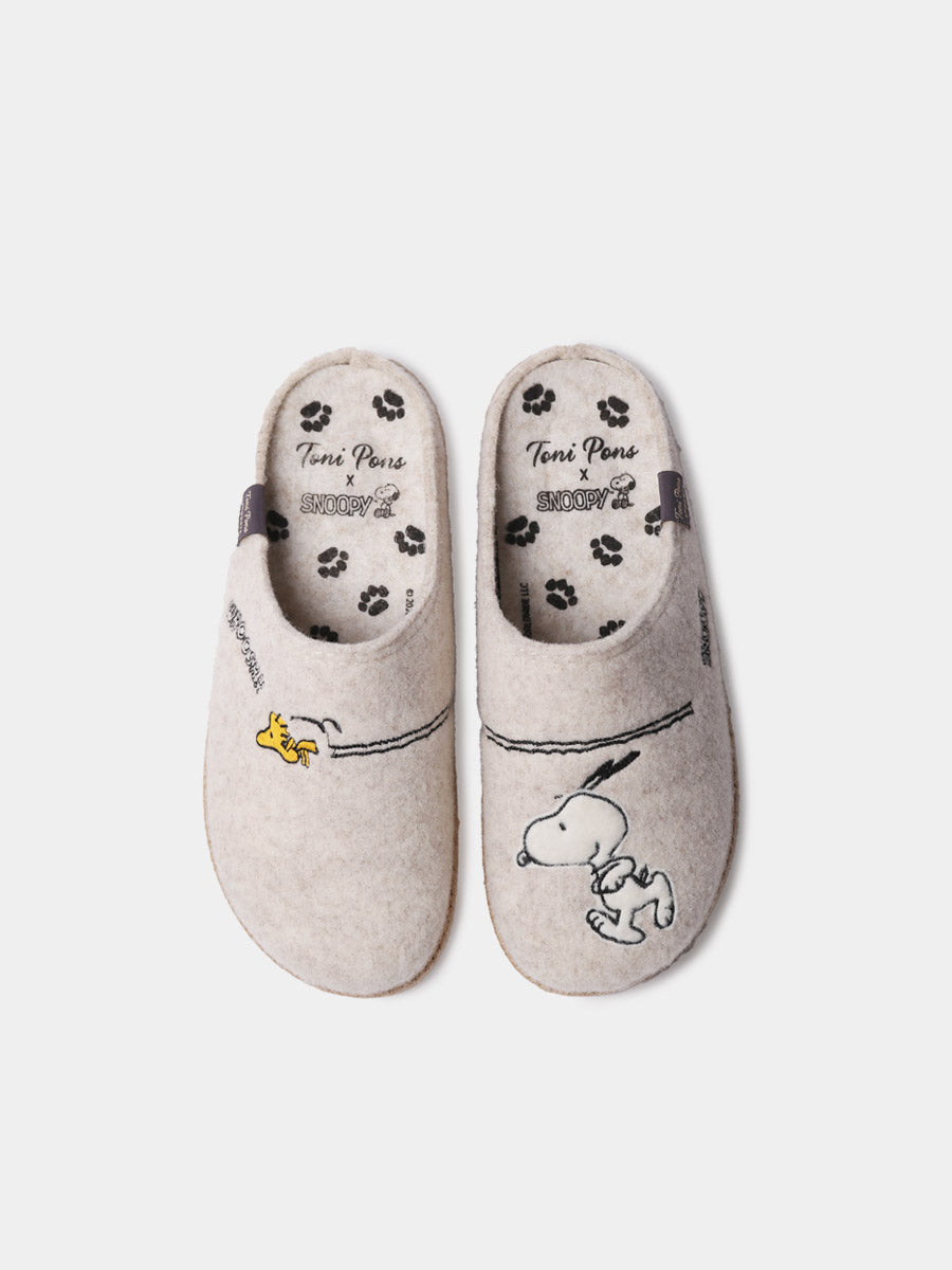 Snoopy - Snoopy Women's Felt Clog Slippers