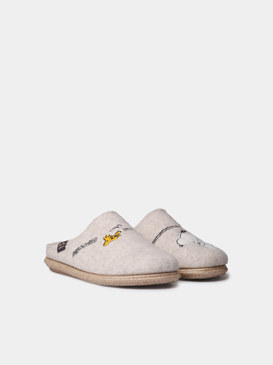 Snoopy - Snoopy Women's Felt Clog Slippers