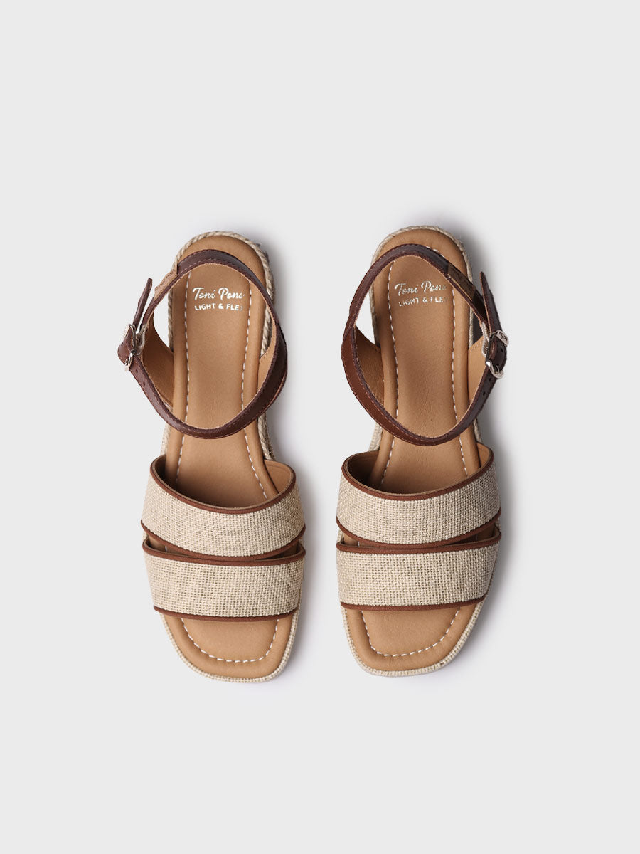 Women's mid-wedge sandal | AURA